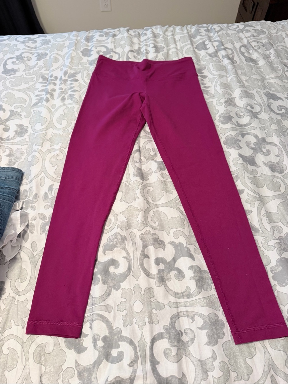 Magenta Active Leggings -